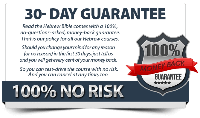 30-day, 100% Money-Back Guarantee