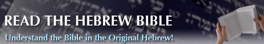 Read the Hebrew Bible: Understand the Bible in the Original Hebrew!